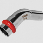 Пресс-угольник однораструбный 45° Rommer