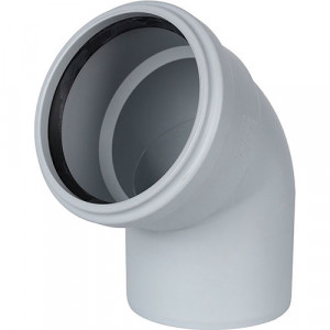 Отвод канализационный D110 х 67°  Stout