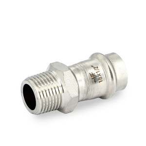 Пресс-муфта 18х1/2" НР Uni-Fitt