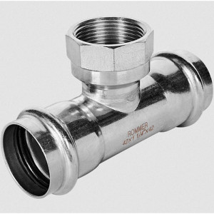 Пресс-тройник переходной 42х1 1/4" ВР Rommer