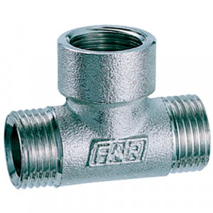 Тройник хромированный 1/2"НР х 1/2"ВР х 1/2"НР Far