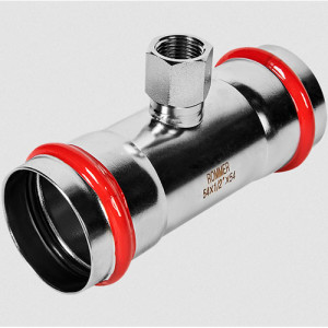 Пресс-тройник переходной 54х1/2" ВР Rommer