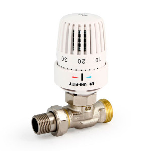 Вентиль регулирующий прямой 1/2"х3/4" ЕК  Uni-Fitt