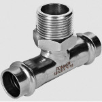 Пресс-тройник переходной 18х3/4" НР Rommer