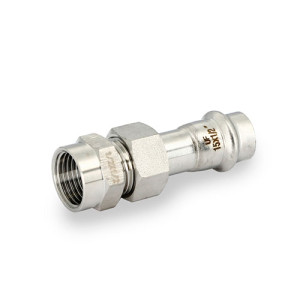 Пресс-муфта 15х1/2" ВР с разъемным соединением Uni-Fitt