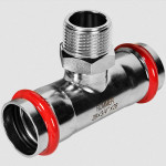 Пресс-тройник переходной 28х3/4" НР Rommer