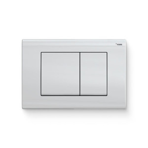 Кнопка для инсталляции белый глянцевый NOVA QUAD 001 Рехау