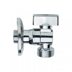 Кран угловой 1/2"х3/4" с отражателем Remer