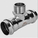 Пресс-тройник переходной 42х1 1/4" НР Rommer