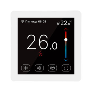 Комнатный термостат универсальный 220 В белый Stout