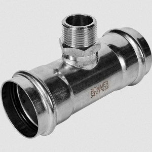 Пресс-тройник переходной 54х1" НР Rommer