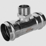 Пресс-тройник переходной 54х1 1/4" НР Rommer