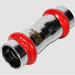 Пресс-муфта равнопроходная ф15 Rommer