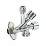 Вентиль комбинированный 1/2&quot;х10(3/8&quot;)х3/4&quot; Н Uni-Fitt
