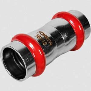 Пресс-муфта равнопроходная ф18 Rommer