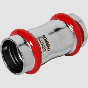 Пресс-муфта равнопроходная ф22 Rommer