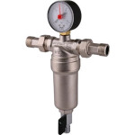 Фильтр с манометром, с латунной колбой 1/2" TIEMME