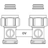 Присоединительный узел прямой 3/4"НГ x 3/4"НР Multiflex F Oventrop