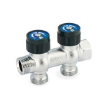 Регулирующий коллектор 3/4"-3/4" EK с 2 отводами Uni-Fitt