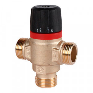 Термосмеситель для систем отопления и ГВС 3/4" НР  35-60°С Rommer