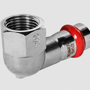 Пресс-угольник 15х1/2" ВР Rommer