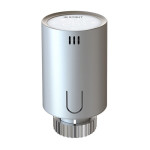 Умная термостатическая головка Zigbee серая Stout Умная термостатическая головка Zigbee серая Stout