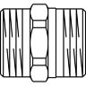 Двойной ниппель G3/4"НР-G3/4"НР Oventrop