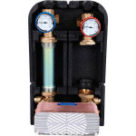 Насосная группа без насоса в теплоизоляции с теплообменником 28 пластин STOUT