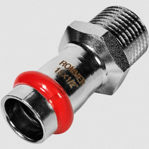 Пресс-переходник 15х1/2" НР Rommer