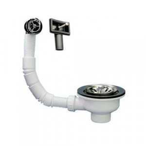 Слив-перелив универсальный с круглым сливом 113 мм  McALPINE