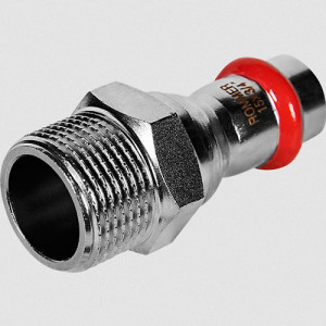 Пресс-переходник 15х3/4" НР Rommer