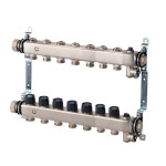 Коллектор из нержавеющей стали Multidis SHR 1" 7 контуров 3/4" Oventrop