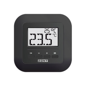 Черный комнатный термостат МЛ-332 ZONT