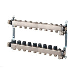 Коллектор из нержавеющей стали Multidis SHR 1" 9 контуров 3/4" Oventrop