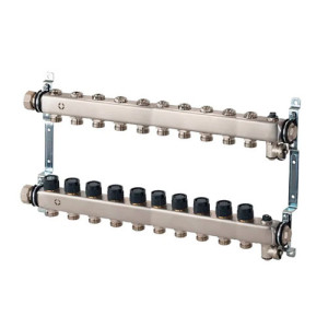 Коллектор из нержавеющей стали Multidis SHR 1" 10 контуров 3/4" Oventrop