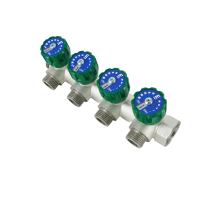 Регулирующий коллектор 3/4"-1/2" НР ПУ с 4 отводами Elsen