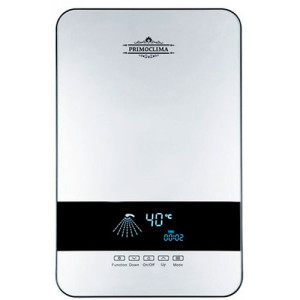 Водонагреватель проточный электрический серебристый 8.5 кВт AQUA Primoclima