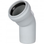 Отвод канализационный D58 х 45°  Stout